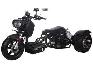 Ice Bear Maddog (PST50-19N) 50cc Trike, Automatic, 4-Stroke Air-Cooled Engine, 22” Seat Height