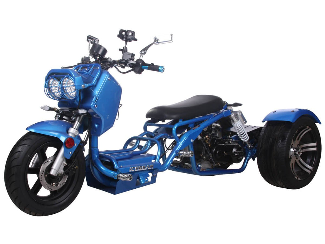 Ice Bear Maddog (PST50-19N) 50cc Trike, Automatic, 4-Stroke Air-Cooled Engine, 22” Seat Height