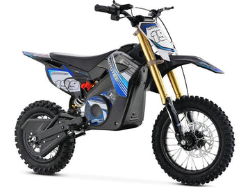 MotoTec Pro 36V/10Ah 1200W Lithium Electric Dirt Bike Blue
