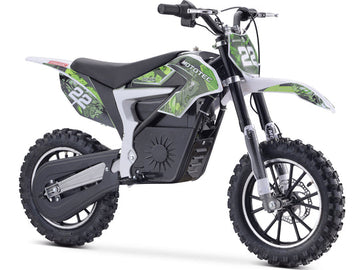 MotoTec Demon 36V/8Ah 790W Lithium Electric Dirt Bike Green