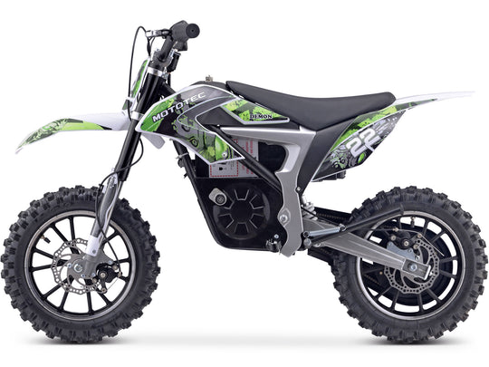 MotoTec Demon 36V/8Ah 790W Lithium Electric Dirt Bike Green