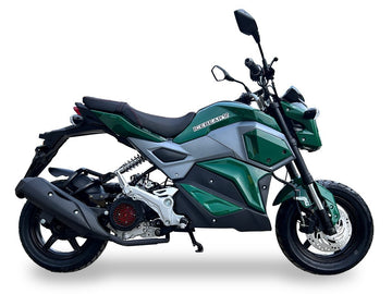 Icebear MINI MAX (PMZ150-M1) 150cc Motorcycle, Fully Automatic, 12” Aluminum Wheels, Digital Speedometer, CARB Approved
