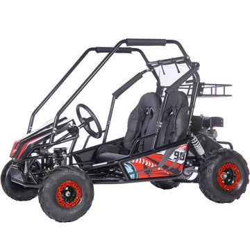 MotoTec Mud XL 212cc 2 Seat Go-Kart Full Suspension Red