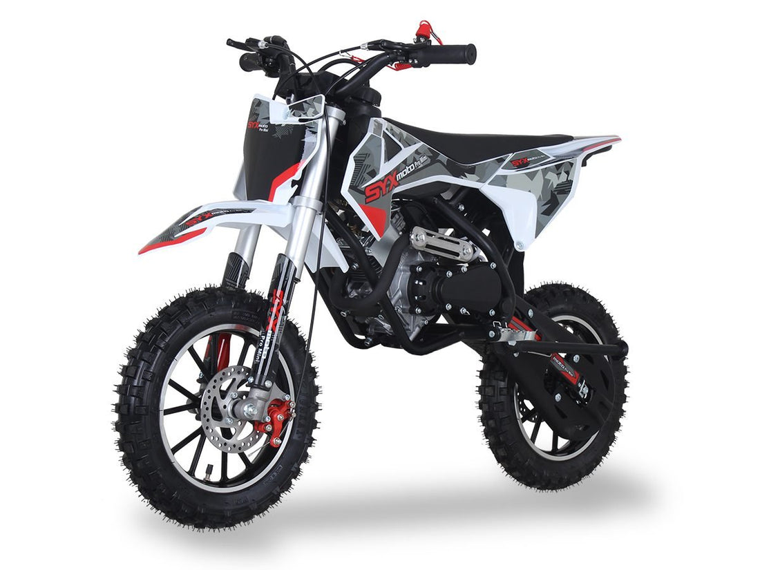 IceBear PRO MINI 57.6cc Off-Road Dirt Bike – Automatic Transmission, 10” Aluminum Wheels
