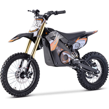 MotoTec Pro 48V/13Ah 1800W Off-Road Electric Dirt Bike Orange