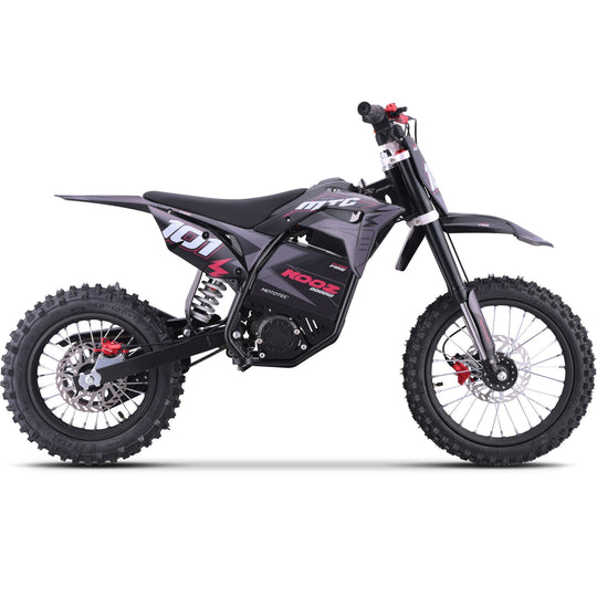MotoTec Pro 60V/15.6Ah 2000W Off-Road Electric Dirt Bike (HP115E) Red