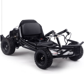 MotoTec Sandman Gas Powered 49cc Kids Go Kart Black
