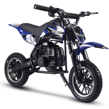 MotoTec Alien 50cc 2-Stroke Kids Gas Dirt Bike Black