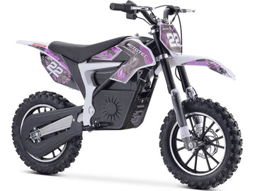 MotoTec Demon 36V/8Ah 790W Lithium Electric Dirt Bike Purple