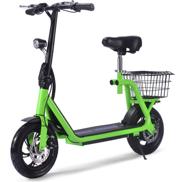 MotoTec Metro 36V/12Ah 500W Electric Scooter Green