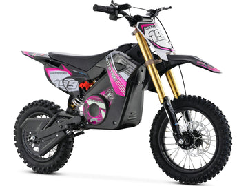 MotoTec Pro 36V/10Ah 1200W Lithium Electric Dirt Bike Pink