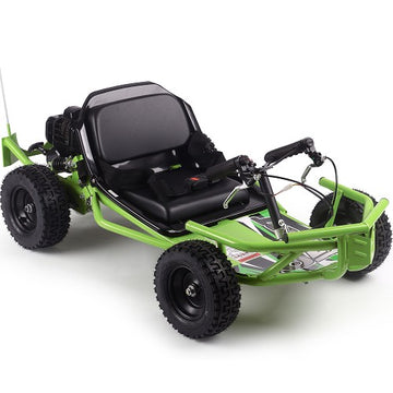 MotoTec Sandman Gas Powered 49cc Kids Go Kart Green