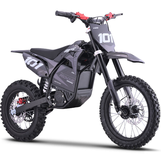 MotoTec Pro 60V/15.6Ah 2000W Off-Road Electric Dirt Bike (HP115E) Gray