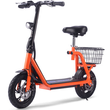 MotoTec Metro 36V/12Ah 500W Electric Scooter Orange