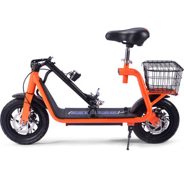 MotoTec Metro 36V/12Ah 500W Electric Scooter Orange