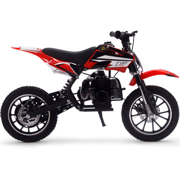 MotoTec Big Alien 50cc 2-Stroke Kids Gas Dirt Bike Black