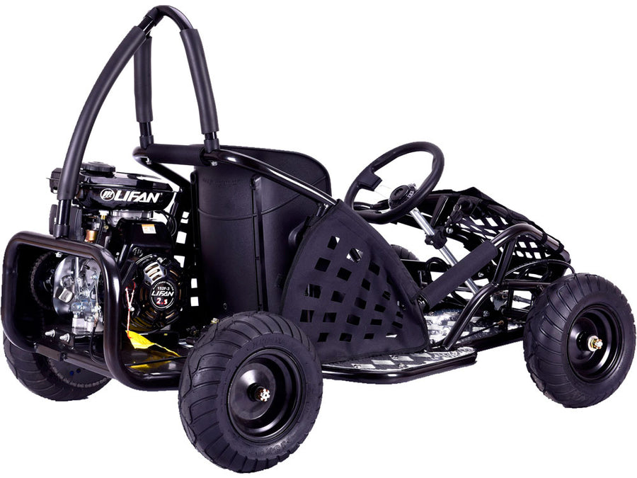 MotoTec Off Road 79cc Go-Kart Black